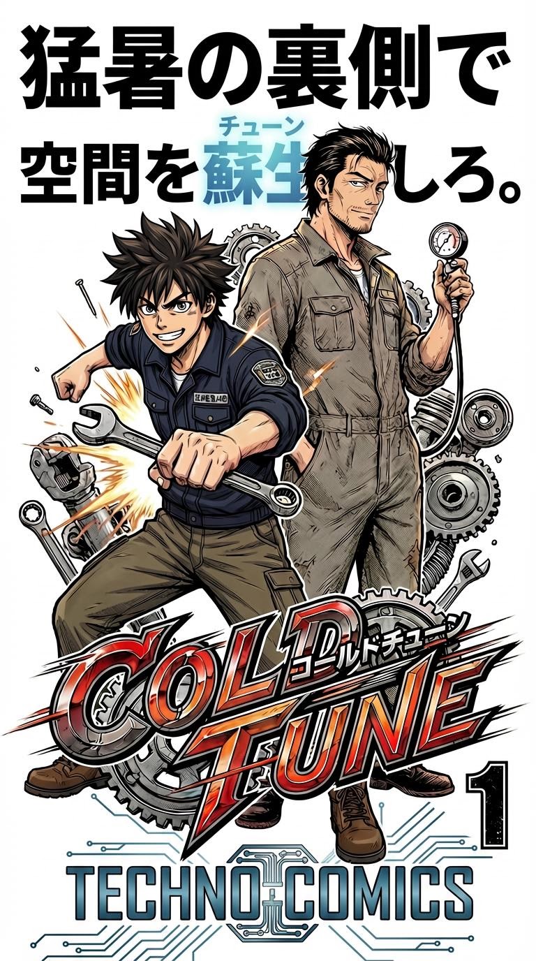 テクノエンジニアリングオリジナル漫画『COLD TUNE』表紙